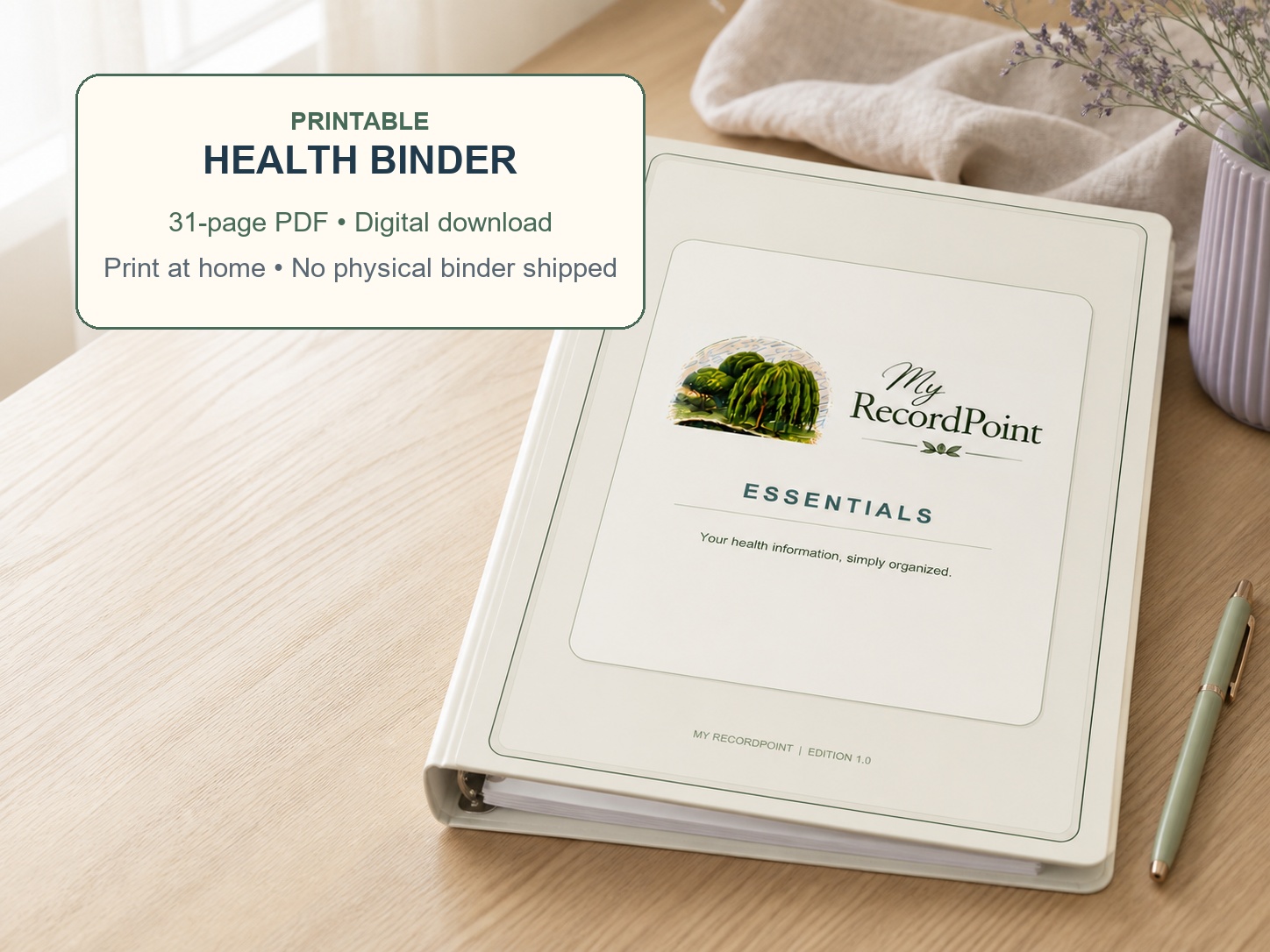 My RecordPoint Essentials printable preview